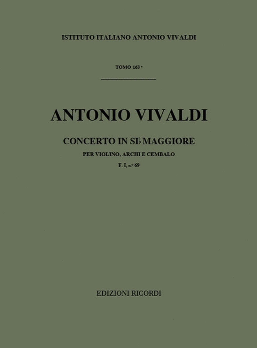 Concerto In Si Bem. RV 365