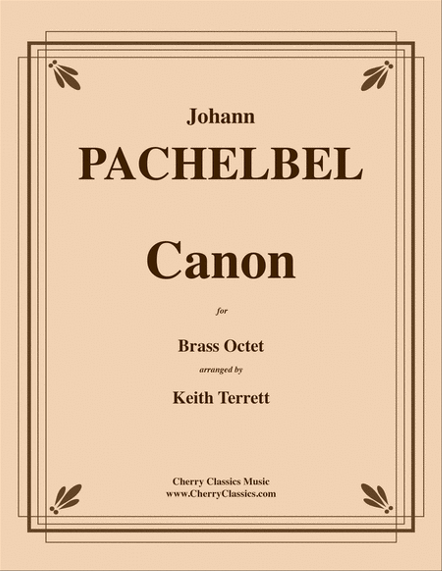 Canon for Brass Octet Score scores gallery preview page 1
