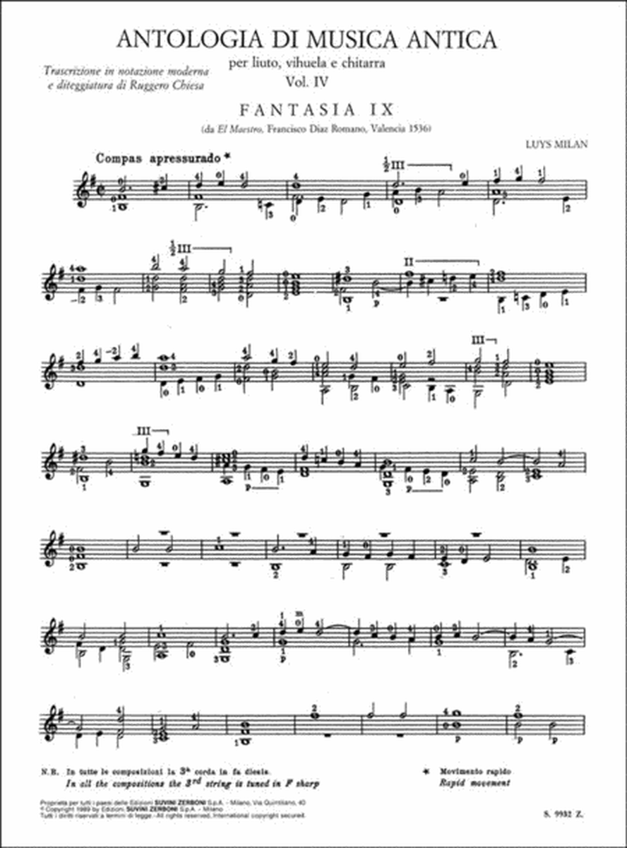 Antologia Di Musica Antica Vol 4 (Chiesa)