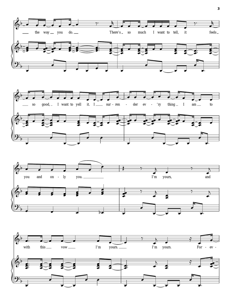I'm Yours Acoustic Guitar scores gallery preview page 3