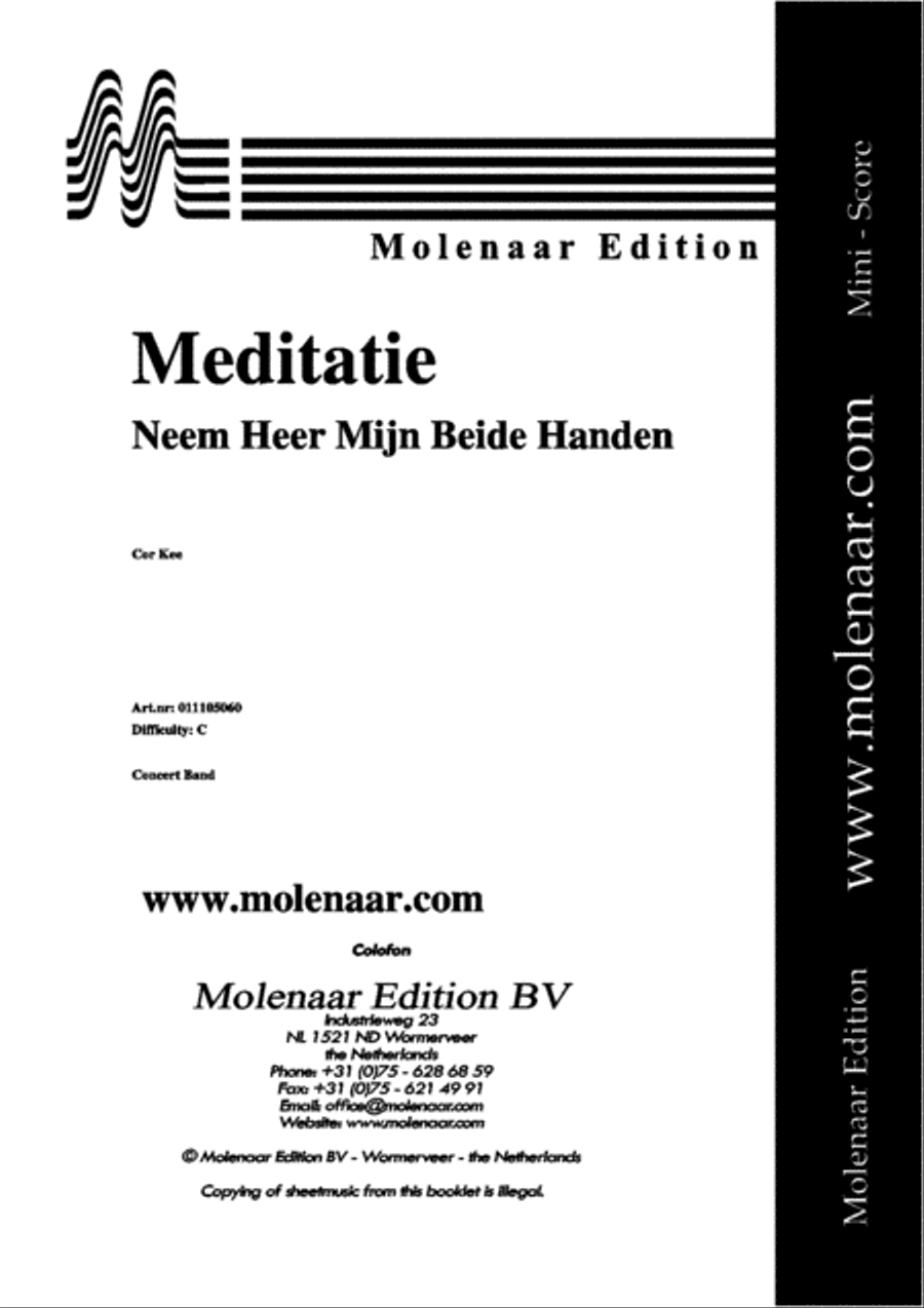 Meditatie Meditatie Concert Band scores gallery preview page 2