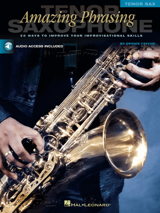 Book cover for Amazing Phrasing – Tenor Saxophone