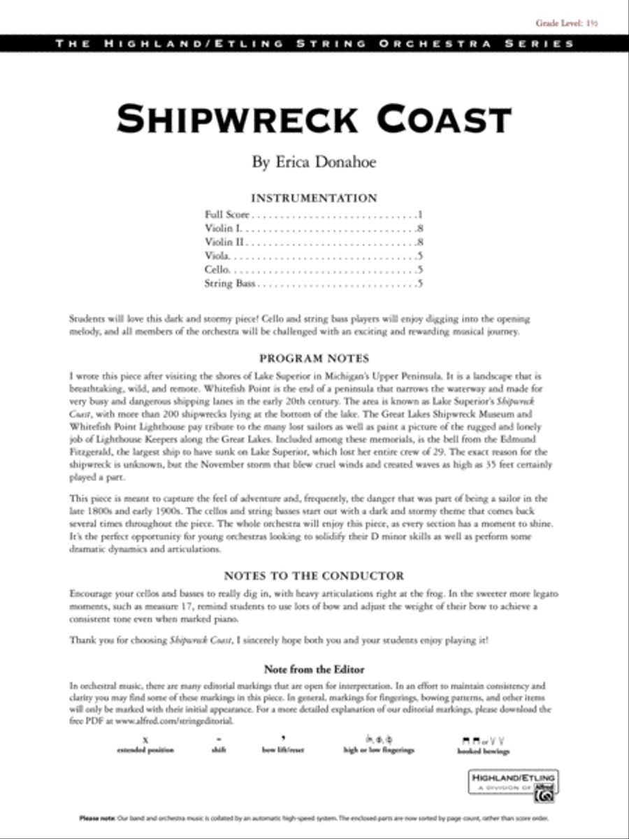 Shipwreck Coast String Orchestra scores gallery preview page 2