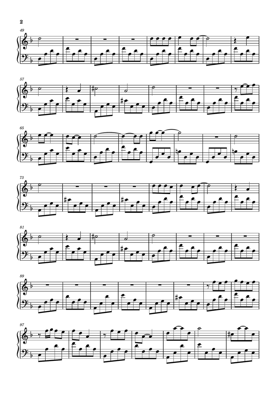 Holiday Piano Solo scores gallery preview page 2
