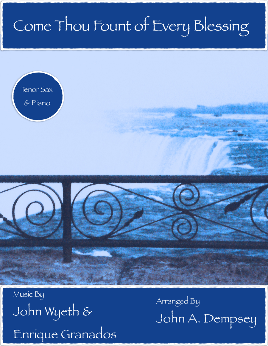Come Thou Fount of Every Blessing (Tenor Sax and Piano) Tenor Saxophone scores gallery preview page 1
