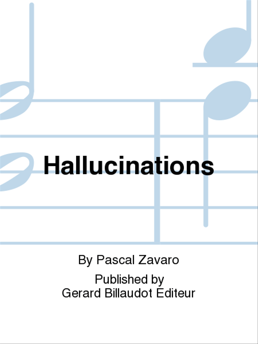 Hallucinations Piano Solo scores gallery preview page 1
