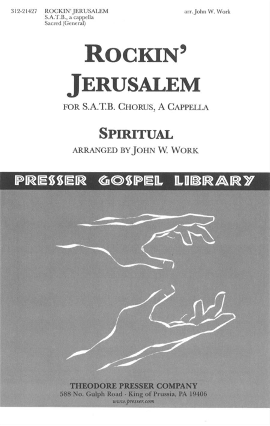 Rockin' Jerusalem A Cappella scores gallery preview page 1
