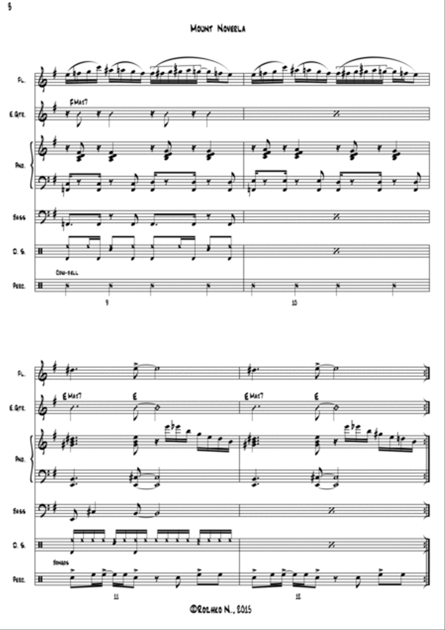 Mount Hoverla (Ukrainian Folk) Chamber Orchestra scores gallery preview page 4