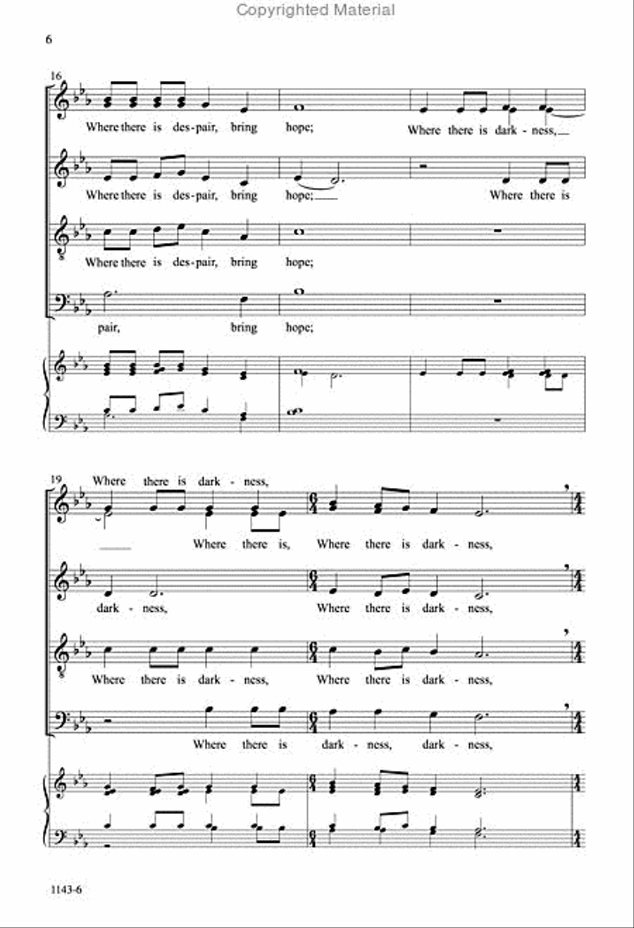 Prayer - SSATB Octavo SSATB scores gallery preview page 5