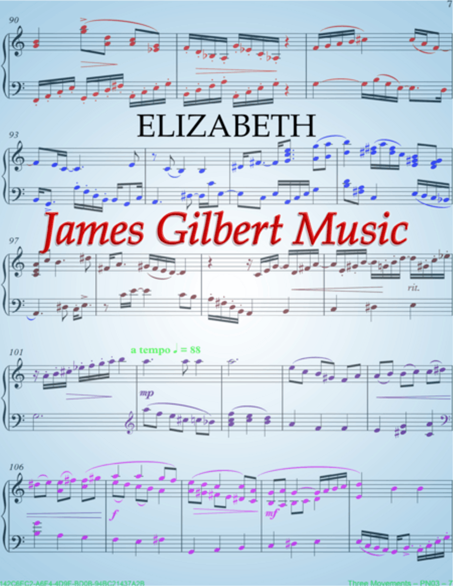 ELIZABETH (Jesus Is All The World To Me) Small Ensemble scores gallery preview page 1