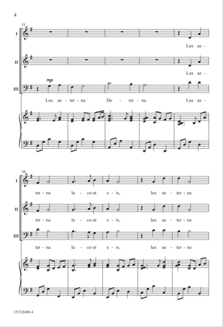 Lux Aeterna 3-Part scores gallery preview page 3