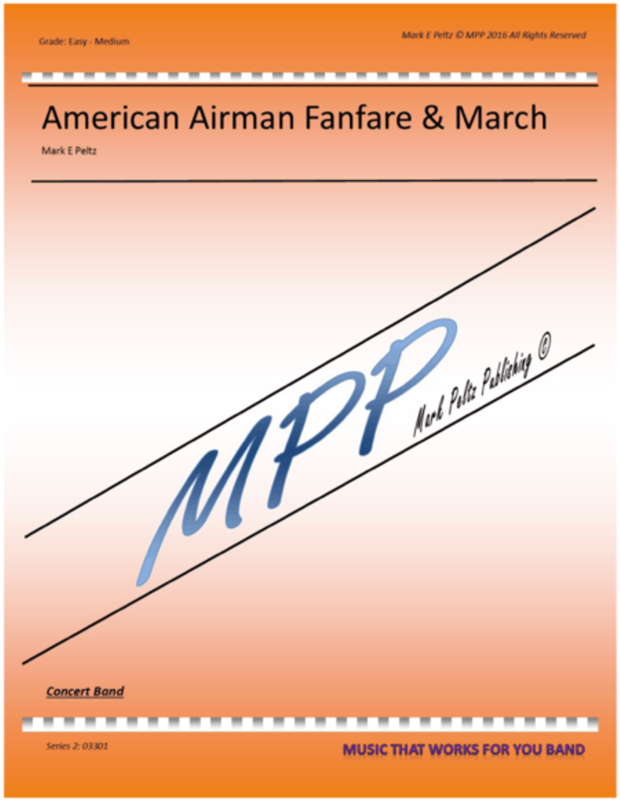 American Airman Fanfare and March Concert Band scores gallery preview page 1