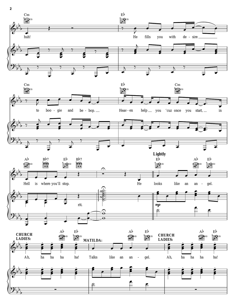 You're The Devil In Disguise Piano, Vocal, Guitar scores gallery preview page 2