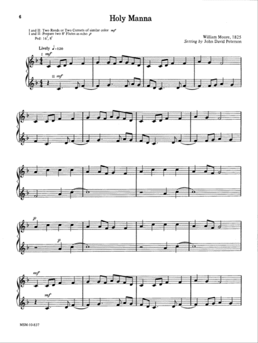 Five Short Preludes on American Folk Hymns Organ scores gallery preview page 3