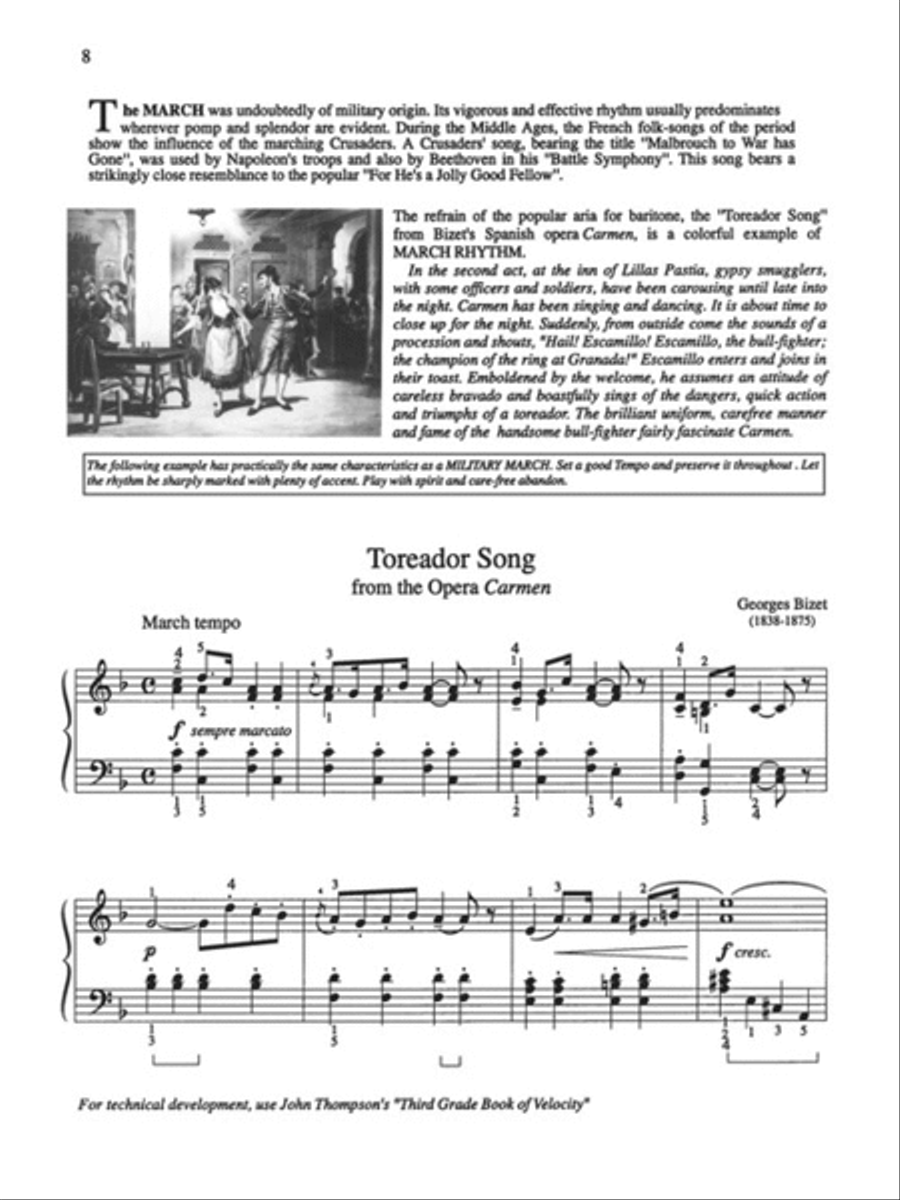 John Thompson's Modern Course for the Piano - Third Grade (Book/Audio) Piano Method scores gallery preview page 4