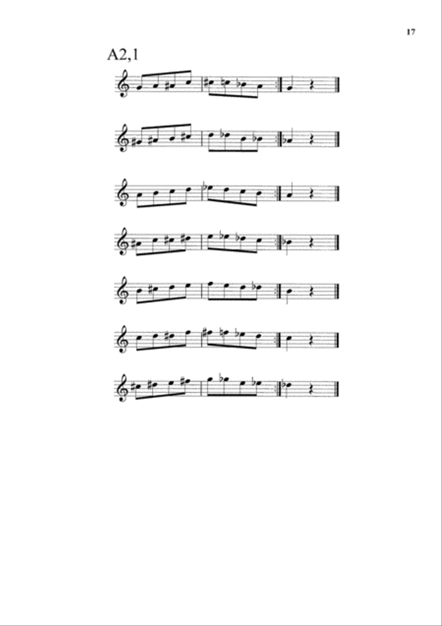 Scales / Skalen / Gammes Scales / Skalen / Gammes Horn scores gallery preview page 16