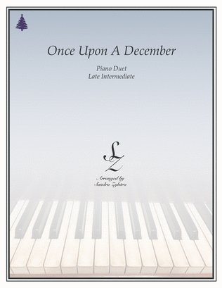 Book cover for Once Upon A December from the Twentieth Century Fox Motion Picture ANASTASIA