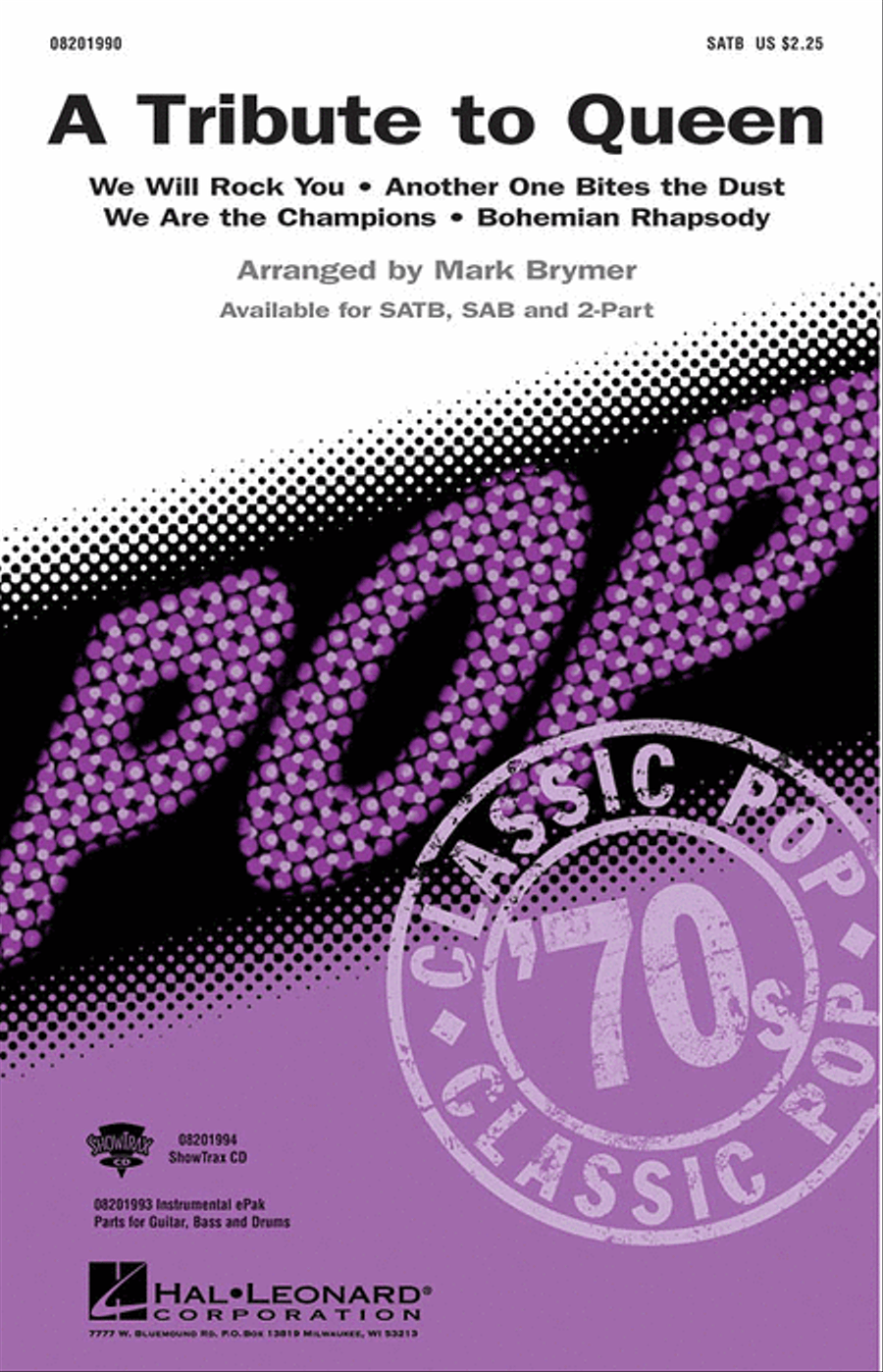 A Tribute to Queen 4-Part scores gallery preview page 1