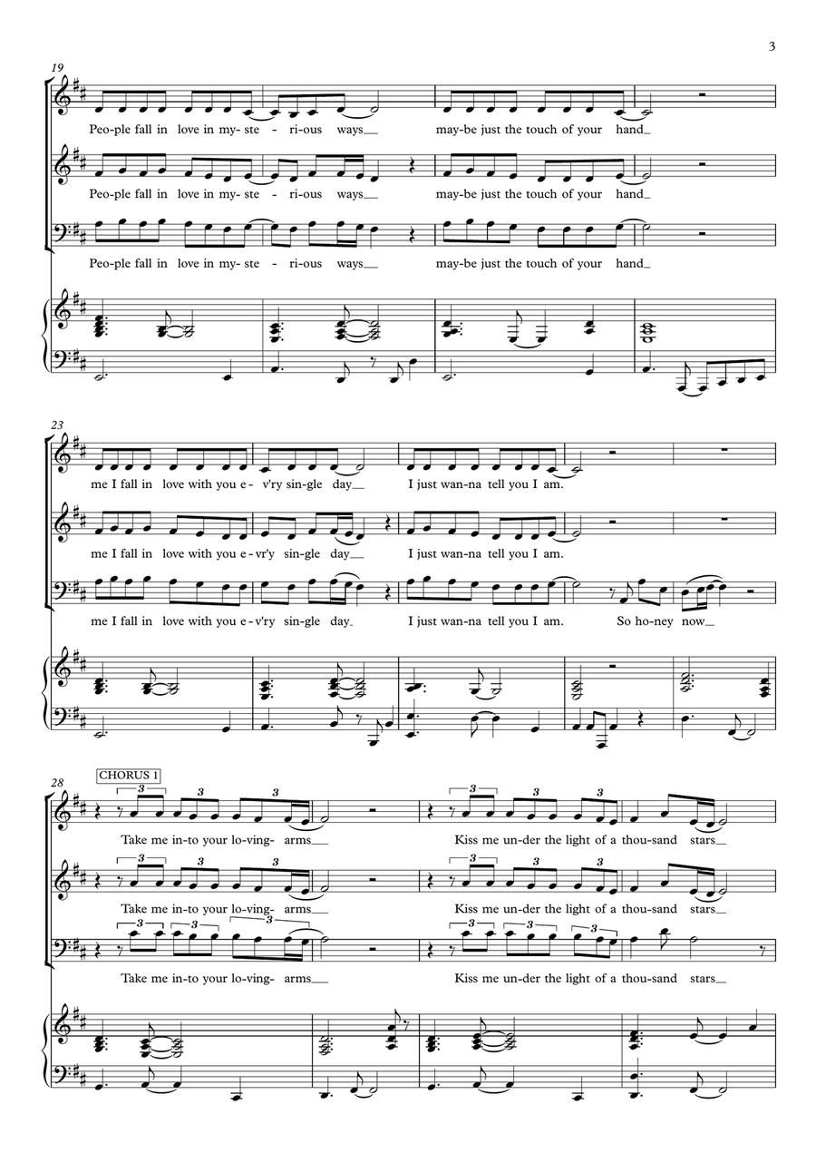 Thinking Out Loud 3-Part scores gallery preview page 3