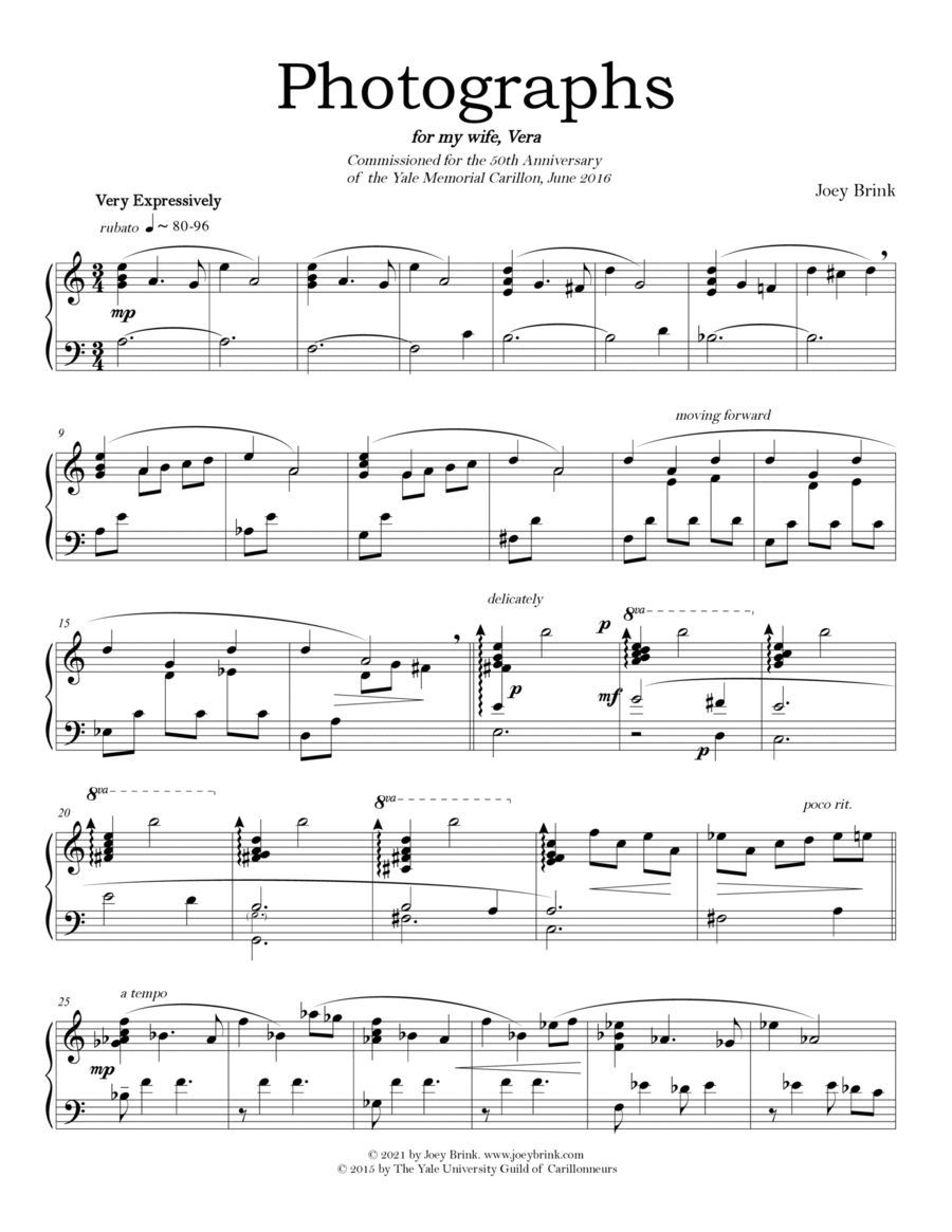 Photographs Glockenspiel scores gallery preview page 1