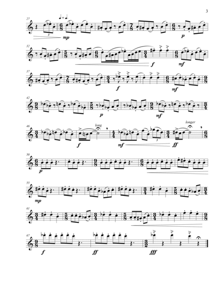 I put a hex on you! (for solo flute)