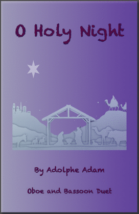 Book cover for O Holy Night, (Cantique de Noel), Oboe and Bassoon Duet