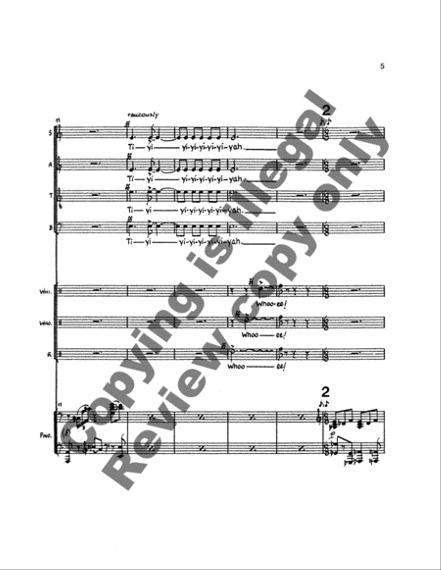 The Settling Years 4-Part scores gallery preview page 23
