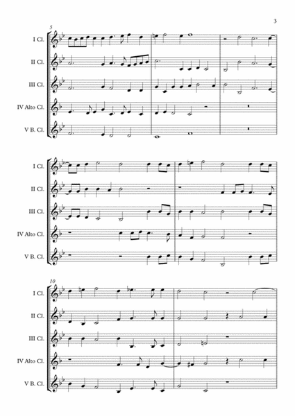 Vagi amorosi e fortunati allori (Giovanni Gabrieli) Clarinet Choir arr. Adrian Wagner image number null