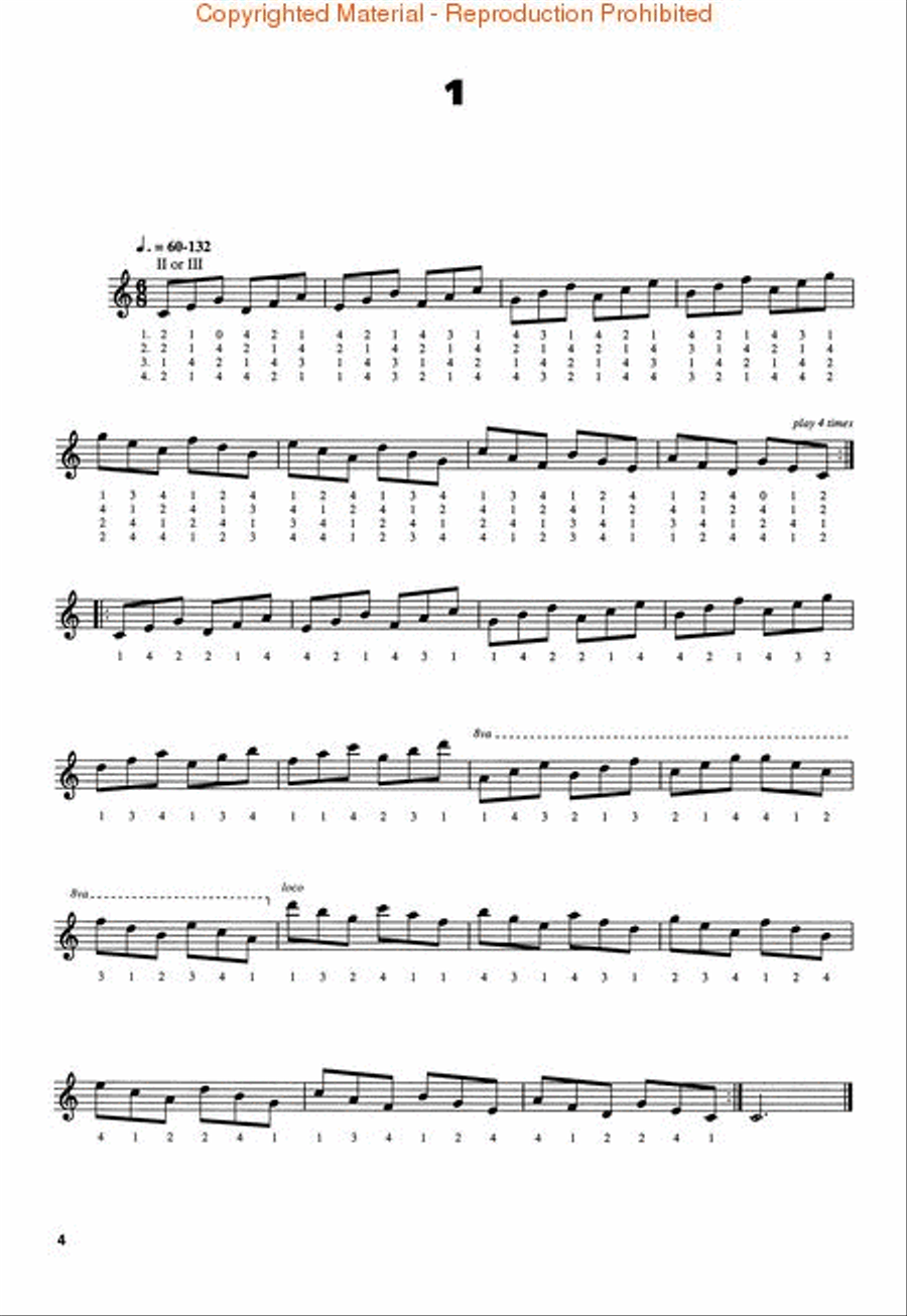 Guitar Hanon Guitar Hanon Guitar scores gallery preview page 2
