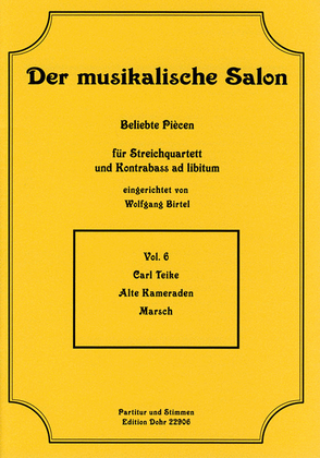 Book cover for Alte Kameraden -Marsch- (für Streichquartett)