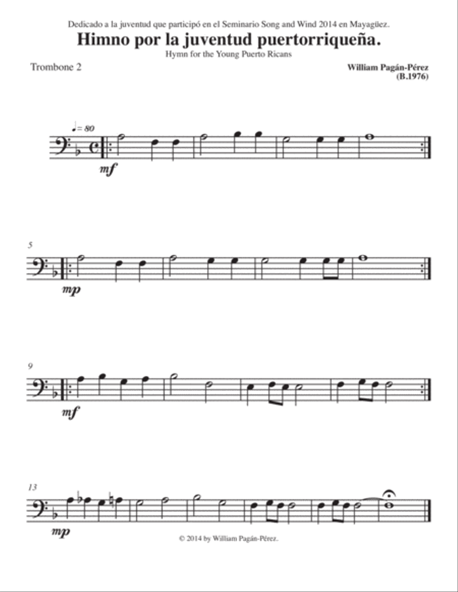 Himno por la juventud puertorriquena