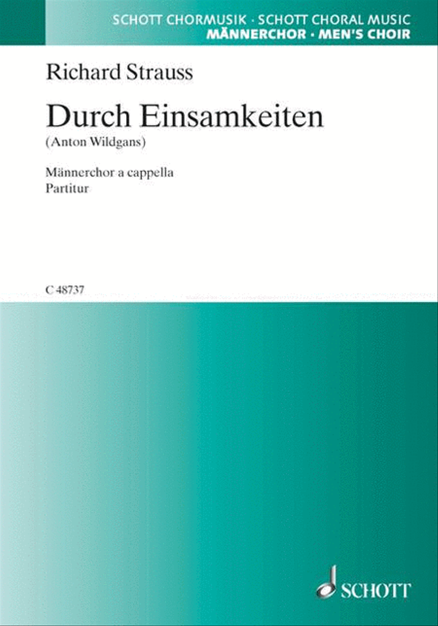 Durch Einsamkeiten TTBB scores gallery preview page 1
