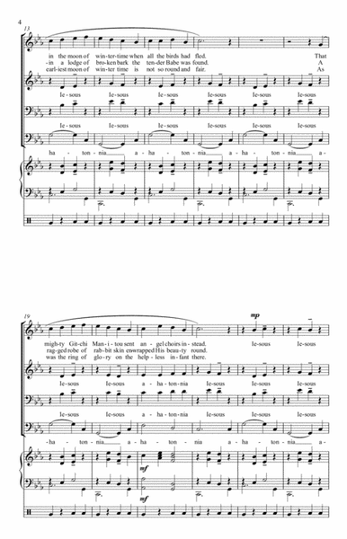 Nativity - Huron Carol - for SATB Choir image number null