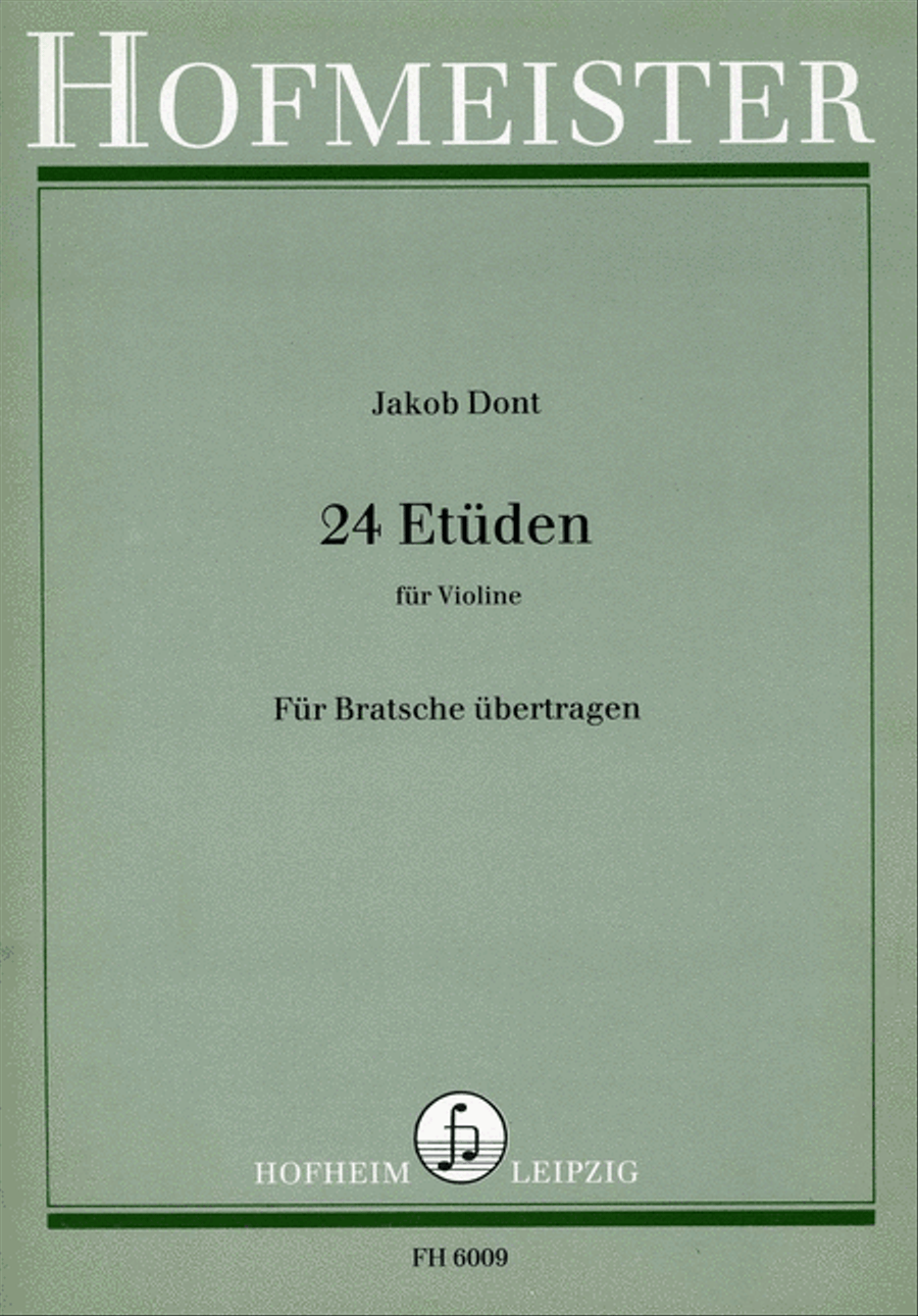 24 Etuden fur Violine, op. 35