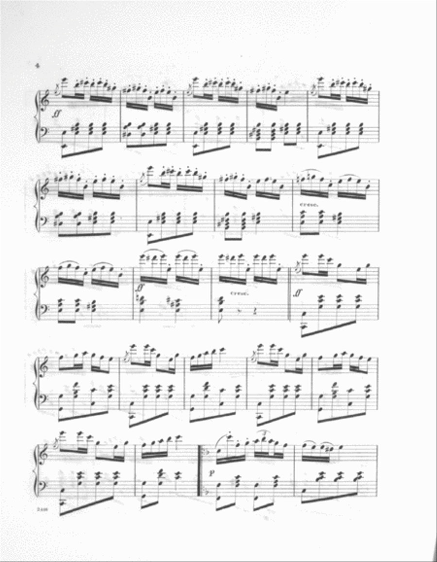 The Sailor Prince. Polka Piano Solo scores gallery preview page 3