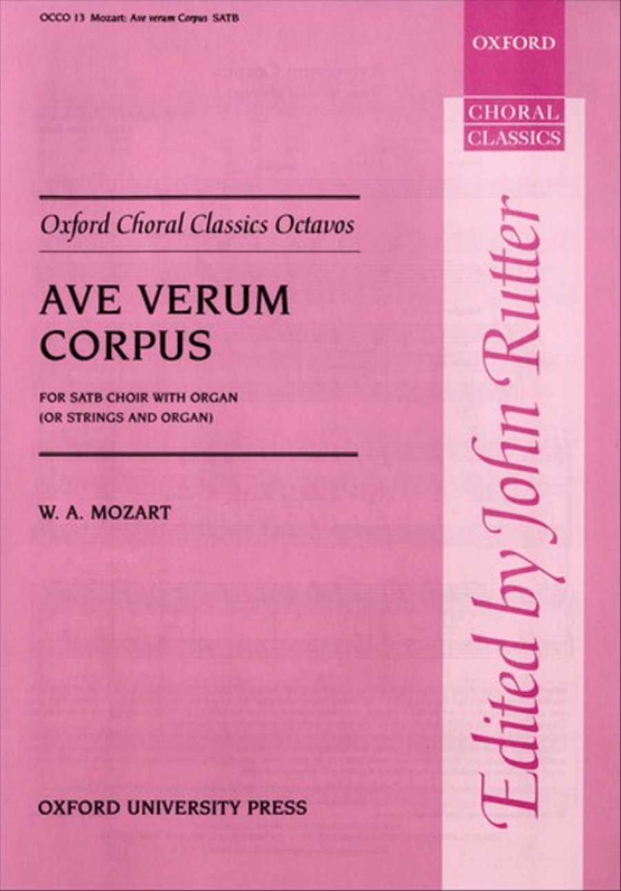 Ave verum corpus 4-Part scores gallery preview page 1