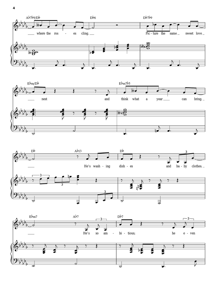Makin' Whoopee! Makin' Whoopee! Piano, Vocal scores gallery preview page 4