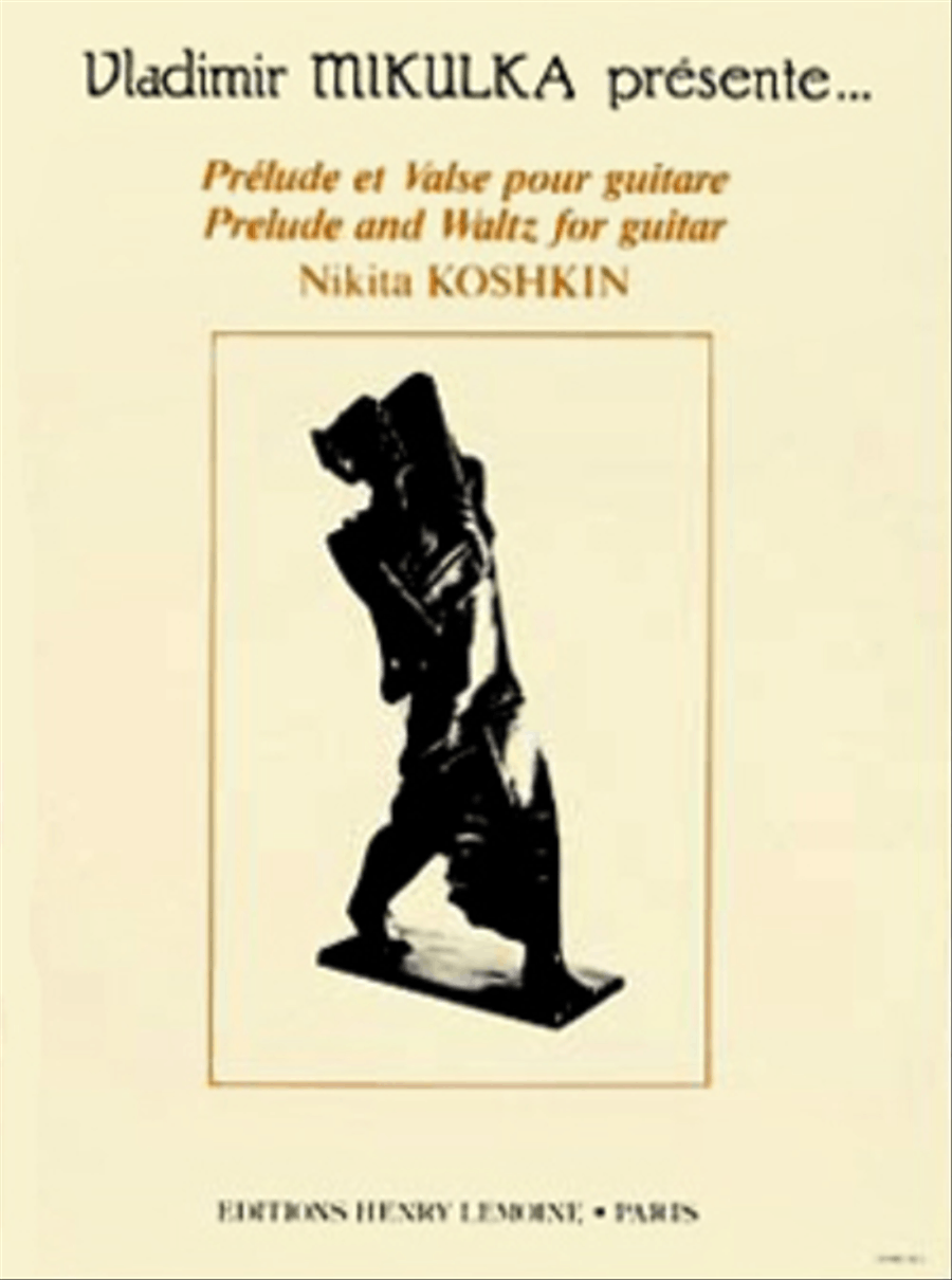 Prelude Et Valse Acoustic Guitar scores gallery preview page 1