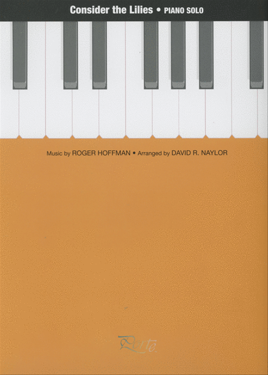 Consider the Lilies - Piano Solo Piano Solo scores gallery preview page 1