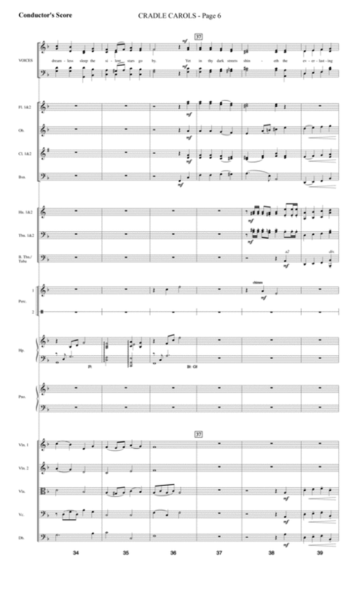 Cradle Carols (from Carols For Choir And Congregation) - Score