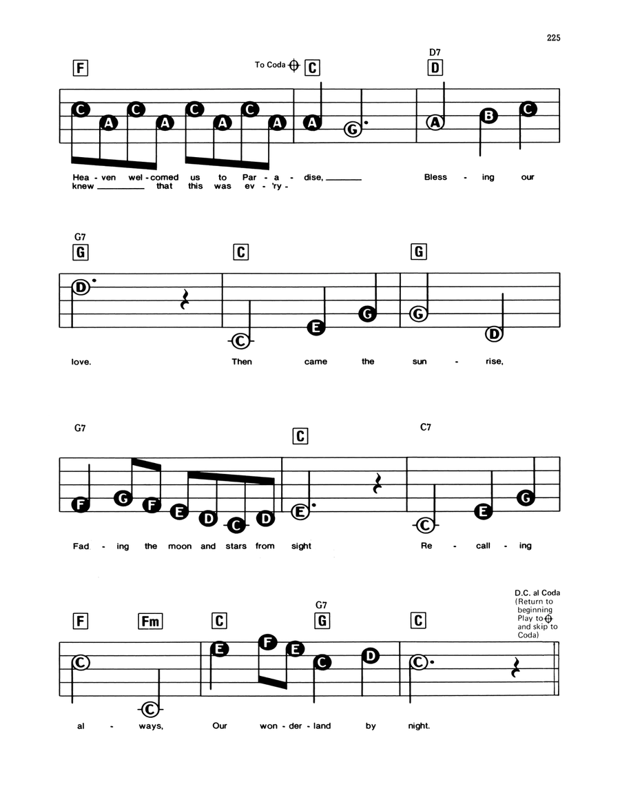 Wonderland By Night Electronic Keyboard scores gallery preview page 2
