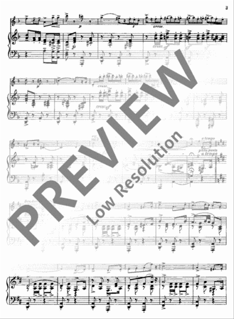 Marche miniature viennoise Violin Solo scores gallery preview page 4