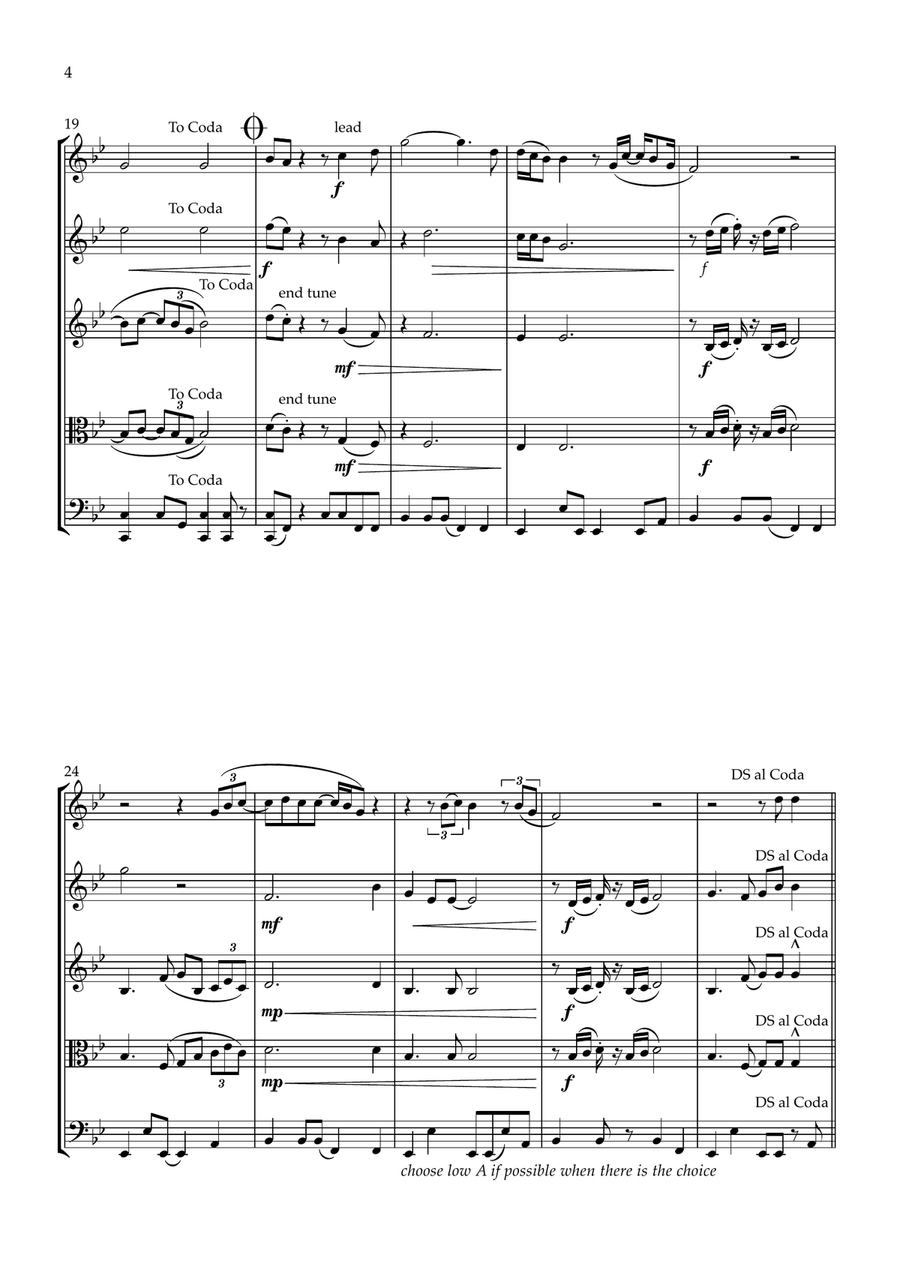 My Girl String Quartet scores gallery preview page 4
