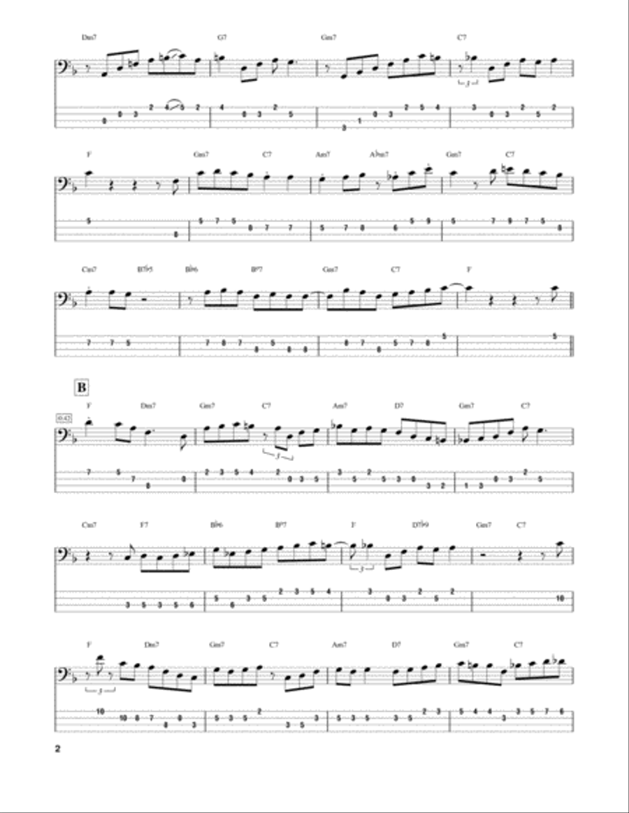 Chasing The Bird Guitar Tablature scores gallery preview page 2