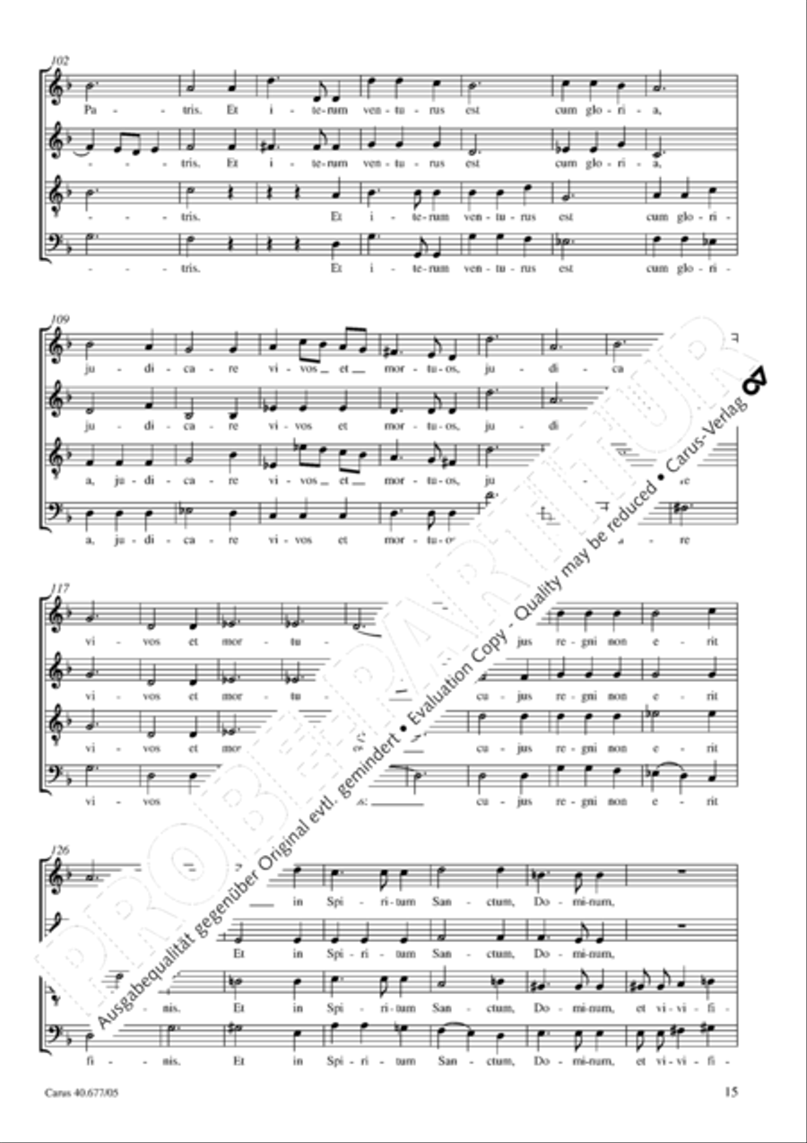 Mass in F major Mass in F major 4-Part scores gallery preview page 16
