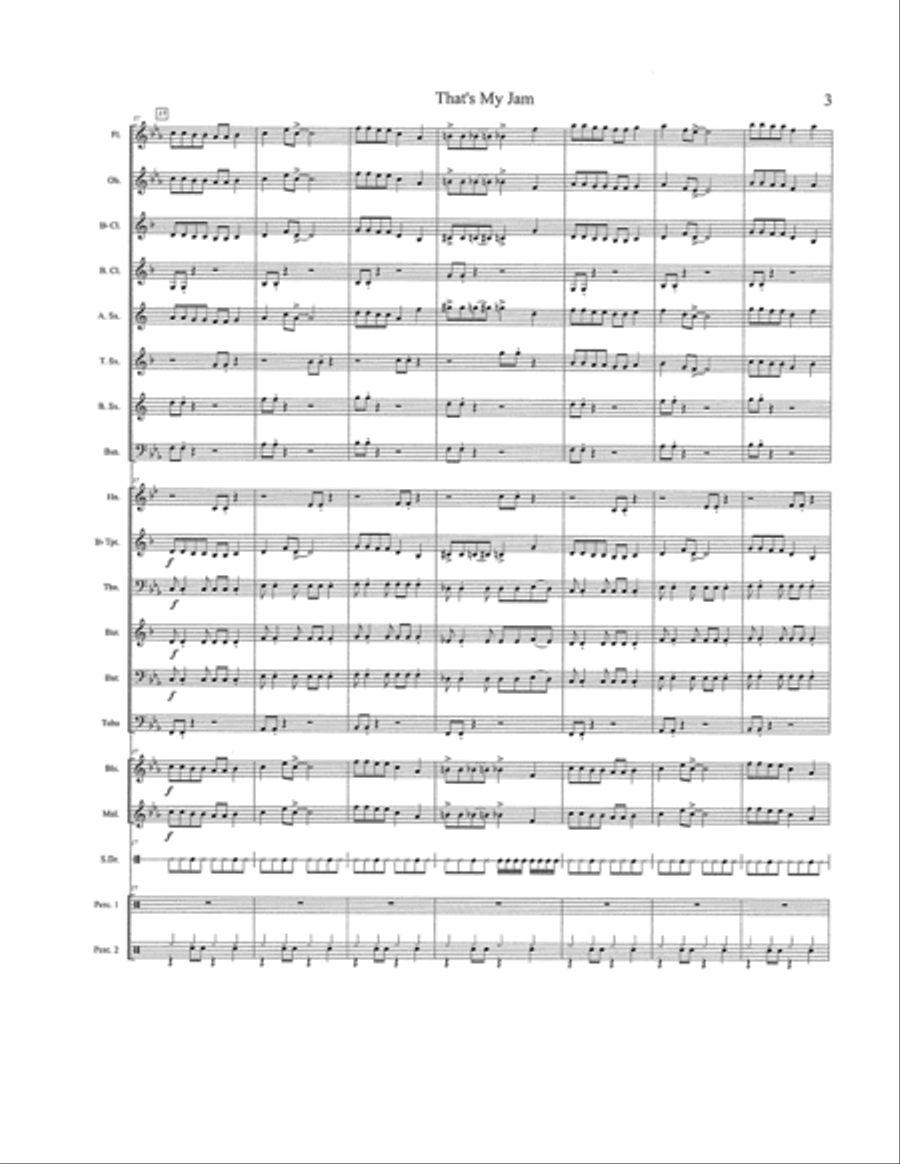 That's My Jam That's My Jam Concert Band scores gallery preview page 3