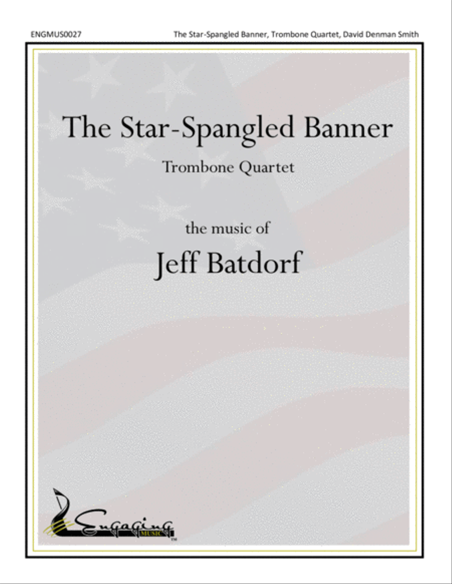 The Star-Spangled Banner (Trombone Quartet) Trombone Quartet scores gallery preview page 1