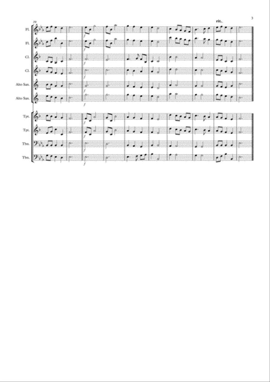 Dona Nobis Pacem Dona Nobis Pacem Concert Band scores gallery preview page 3