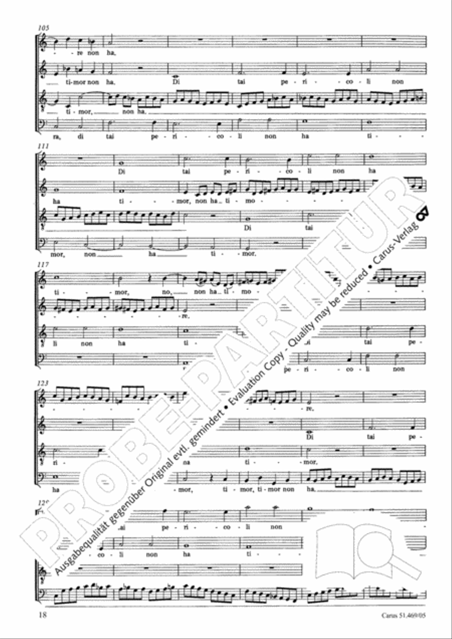 Davide penitente 4-Part scores gallery preview page 19