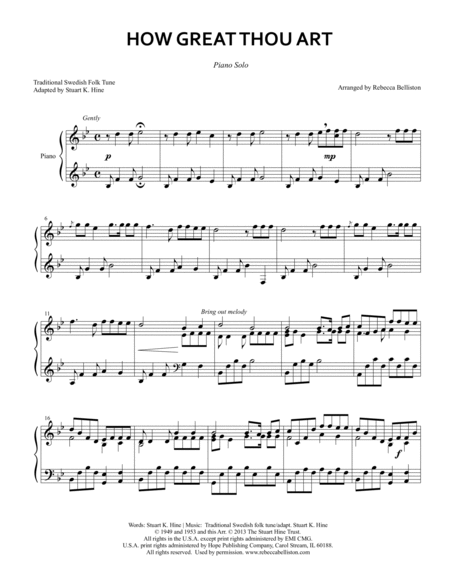 For the Love of Hymns (LDS Hymns for Solo Piano)